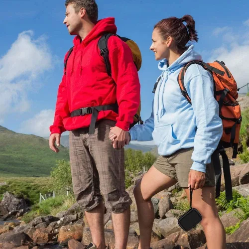 Vista 8 de Funda para microscopio Carson MicroFlip 100x-250x LED y microscopio de bolsillo iluminado UV (MP-250 o MP-250MU), color negro (solo funda)