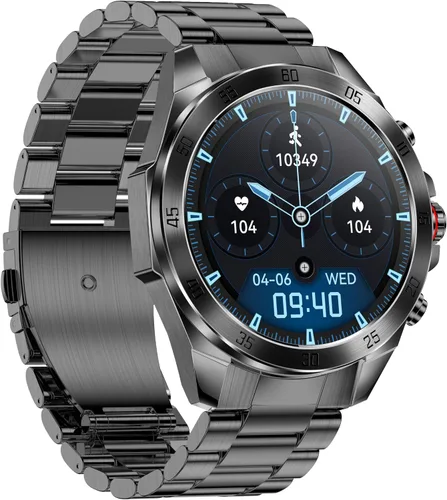 Vista 6 de ALPHAGEAR Commander - Reloj inteligente para iPhone y Android, reloj inteligente resistente (respuesta/hacer llamadas), rastreador de bienestar