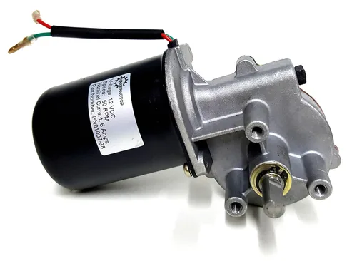Makermotor Motor de velocidades eléctrico de 12 V DC de 50 RPM reversible con vara de 3/8"