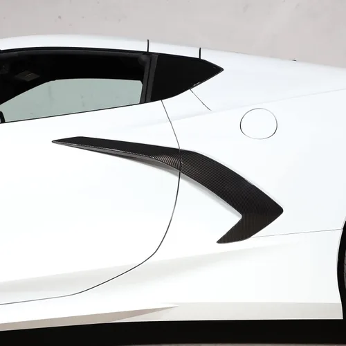 Vista 3 de Cubierta para manija de puerta de automóvil para Chevrolet Corvette C8 Stingray Z06 2020-2025, accesorios de decoración de puerta de ventilación
