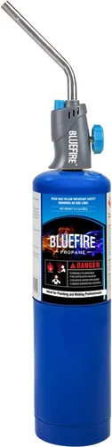 Vista 8 de BLUEFIRE MRS-7014B Cabezal de antorcha de soldadura de gas para propano y MAP PRO combustible+propano MAPP MAP Pro Antorcha de mano Cilindro de gas