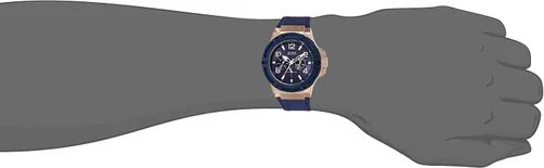 Vista 6 de Guess W0247G3 1.772 in Pulsera de acero y caja de acrílico reloj para hombre, Movimiento de cuarzo