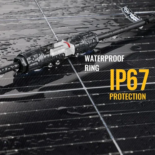 Vista 4 de BougeRV - Kit de herramientas de enchufe de cable adaptador paralelo para panel solar de derivación en Y