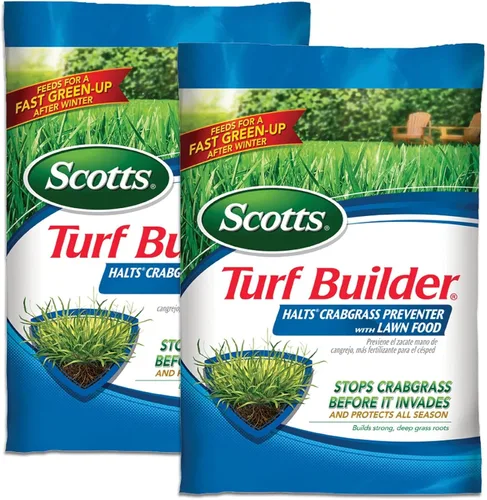Vista 11 de Scotts Turf Builder fertilizante para césped - Con repelente para crabgrass HALTS