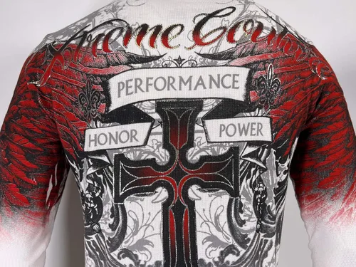Vista 7 de Xtreme Couture by Affliction Camiseta térmica para hombre Carnivore