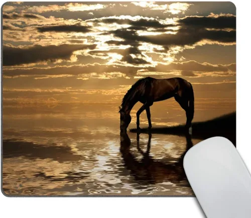 Vista 11 de Smooffly Alfombrilla de mouse rectangular antideslizante, alfombrilla de mouse de mariquita roja para el hogar, la oficina y el escritorio