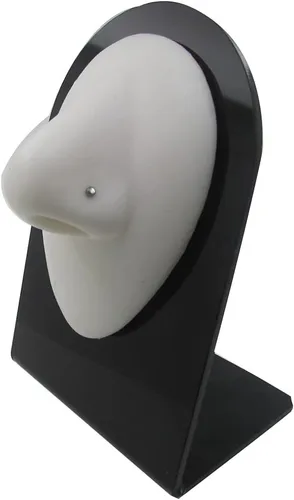 Vista 4 de NewkeepsR - Broche de titanio G23 de ajuste a presión, piercing labret para labios, aretes tipo Monroe, tragus, 20g18g16g