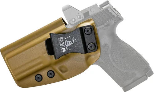 Vista 83 de CYA Supply Co. Funda para llevar armas dentro del cinturón, Base Optics Ready (Flat Dark Earth) Portador Oculto en la Pretina, IWB, Compañía