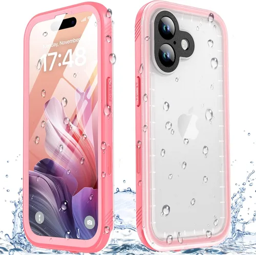 Vista 74 de SPORTLINK Funda impermeable para iPhone XR, protector de pantalla integrado a prueba de golpes, resistente al polvo, protección militar, resistente