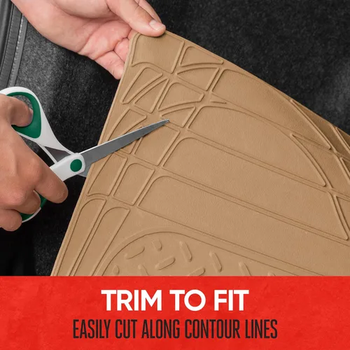 Vista 4 de Motor Trend FlexTough Forro de Carga para SUV y Alfombrilla de Maletero de Coche - Alfombrillas de Carga Universales Recortables para Todo Clima