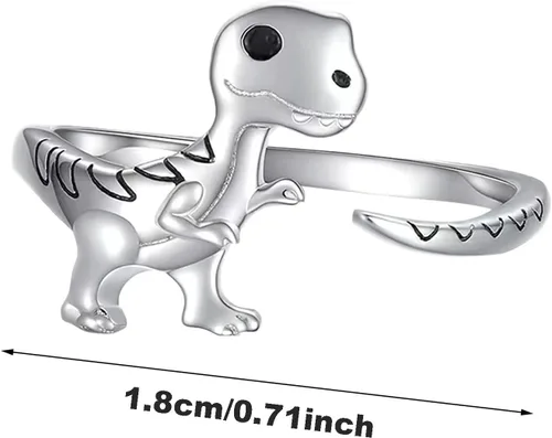 Vista 6 de Alianzas de compromiso de boda para mujer, mano para hombre, con anillo ajustable, lindas joyas apilables, regalos de cumpleaños de Navidad