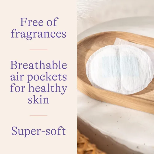 Vista 5 de Lansinoh Almohadillas de lactancia ultra suaves, 36 unidades (paquete de 3)