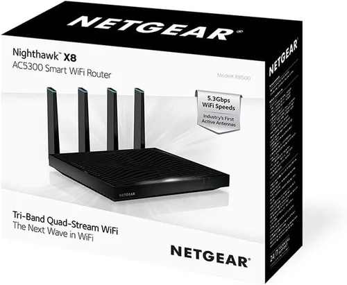Vista 7 de NETGEAR Router WiFi de tres bandas AC5300 Nighthawk X8 (R8500-100NAS) (descontinuado)