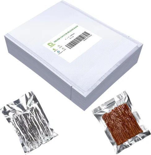 Vista 28 de CANLENPK - Bolsas de sellado al vacío de 3.5 x 4.7 pulgadas, bolsa selladora al vacío de alimentos pequeños, sellado de comida, aperitivos, frutas