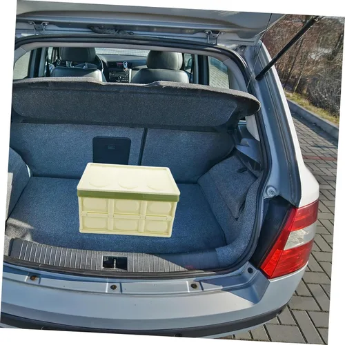 Vista 6 de Organizador de maletero de automóvil, contenedor de almacenamiento plegable para capacidad de vehículo, accesorios de automóvil para SUV y minivan