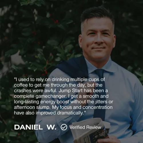 Vista 8 de HUMAN NATURE Jump Start: Sarga de bisonte alimentada con pasto silvestre y aceite MCT, suplemento de enfoque con vitaminas esenciales