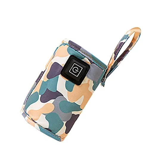 Vista 7 de Bolsa calentadora de botellas de leche USB, temperatura ajustable de 104.0 °F-140.0 °F con puerto USB para alimentación nocturna, viajes, uso