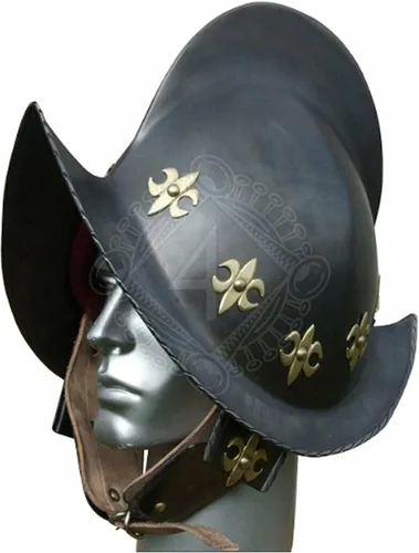 Casco Morion español - Casco medieval de conquistador armadura AJ373 18GA casco de Halloween mejor regalo por MEDIEVAL ARMOR.