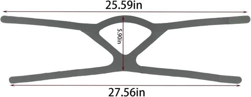Vista 4 de Correa de casco para mascarilla CPAP, Correa universal de casco CPAP para mascarilla CPAP, Material elástico cómodo y duradero, Gris estándar