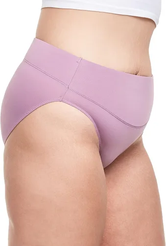 Vista 3 de Hanes Paquete de bragas para mujer, ropa interior de microfibra suave que no se ve, paquete de 6 (los colores pueden variar)