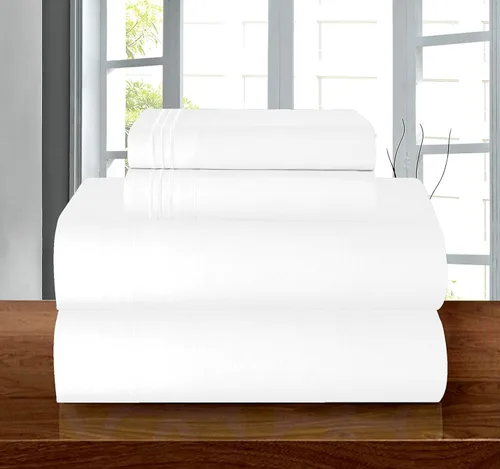 Vista 165 de Elegant Comfort - Juego de sábanas de microfibra de 1500 hilos de calidad hotelera prémium de 4 piezas - Resistente a arrugas, sábana bajera