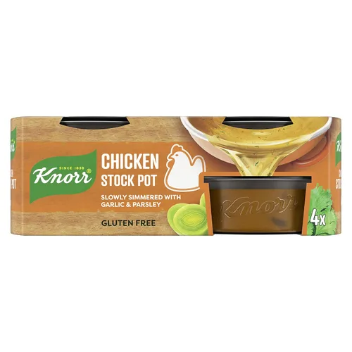 Vista 4 de Knorr Pollo Stock - Juego de 8 macetas de gel, 7.90 oz