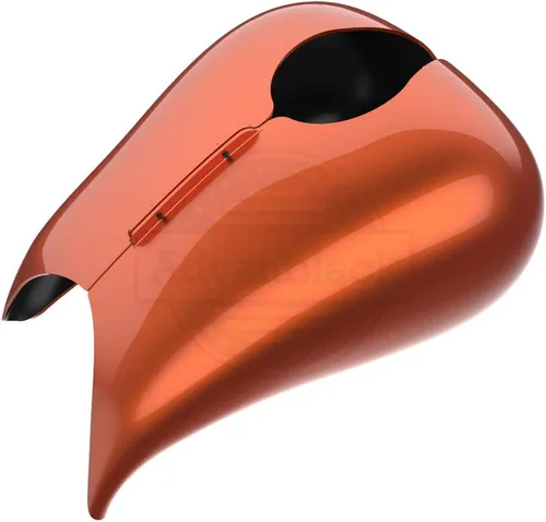 Vista 245 de Fundas de tanque estiradas para whisky ámbar con consola de tablero para Harley Touring Street Glide Road Glide 2014 2015 2016 2017 2018 2019 2020