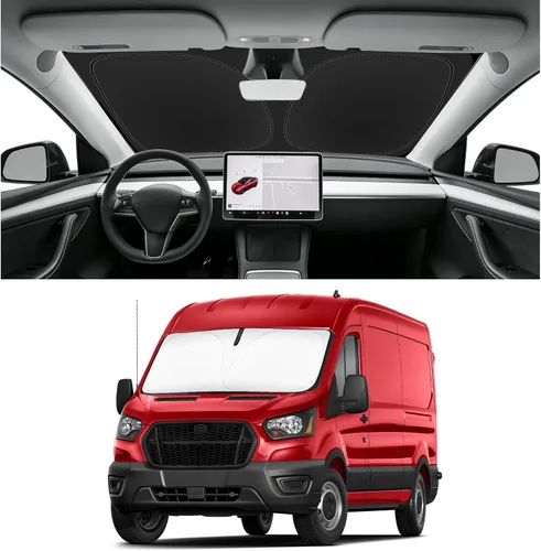 Vista 37 de Parasol plegable para parabrisas visor solar para ventana frontal accesorios de automóvil