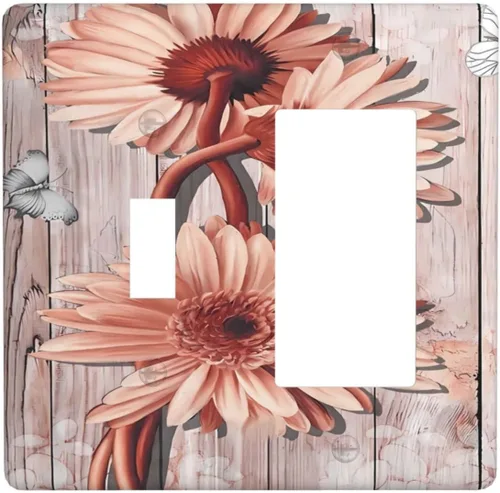 Vista 93 de Placa de Pared Tropical Océano Playa Azul Turquesa Tortuga Marina 1 Pandilla Cubiertas de Salida Duplex Receptáculo Placa Frontal Eléctrica