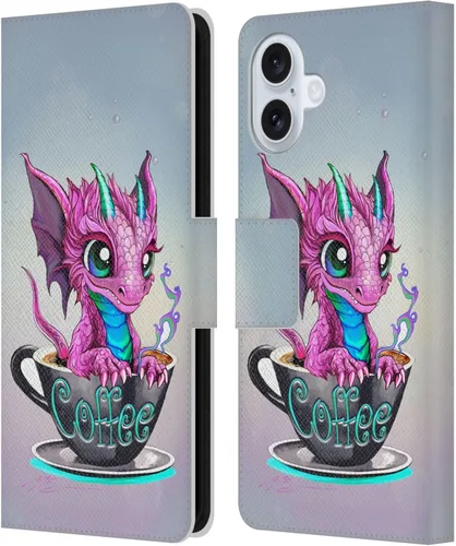 Vista 34 de Head Case Designs Officially Licensed Ruth Thompson Boba Tea Cup O Dragons Leather Wallet Case Compatible with Apple iPhone 7 Plus / 8 Plus