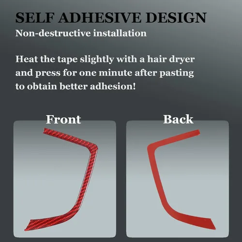 Vista 6 de Marco de ventilación de aire para consola central para Honda Pilot 2019-2022/Ridgeline 2021-2023/Passport 2019-2023, consolas centrales de automóvil