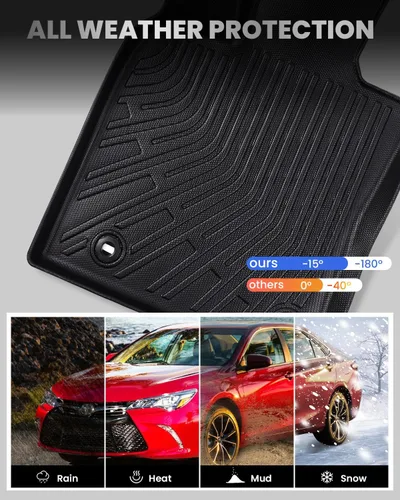 Vista 5 de Alfombrillas para Toyota Tacoma 1995-2004 Regular Cab & Xtracab para todo tipo de clima, forros de goma para Tacoma