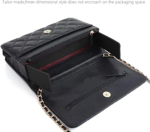 Vista 5 de BAIXUEJI Moldeador de base WOC para bolso, base de fieltro, protector e inserto para cartera en bolsos de cadena, bolso de mano, base de bolsa, 1