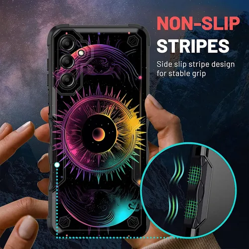 Vista 373 de Funda para Galaxy A14 5G, [Doble Capa][Protección contra Caídas de Grado Militar de 10 Pies] [Antideslizante] Funda Resistente a Prueba de Golpes
