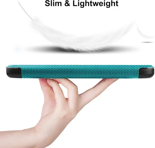 Vista 7 de Slimshell - Funda ligera de piel sintética para Kobo Clara 2E 2E de 6 pulgadas, color claro, 6 pulgadas, color celeste