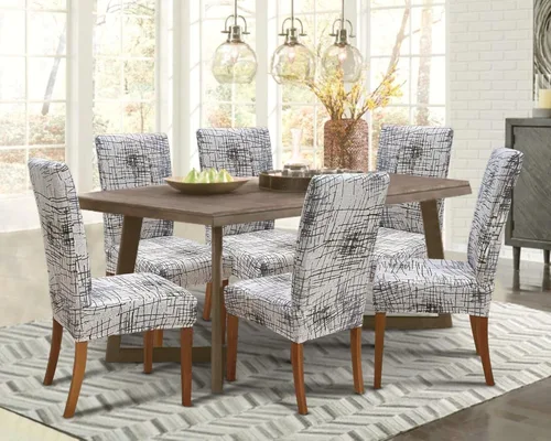 Vista 137 de SPRINGRICO Juego de 4 fundas para sillas de comedor, fundas elásticas para sillas de comedor, de elastano lavables, fundas para sillas Parsons