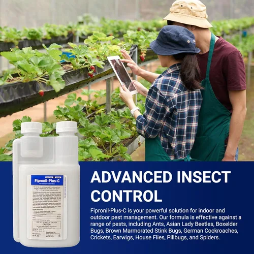 Vista 3 de Fipronil Plus C Concentrado de control de plagas – Mata cucarachas de fuerza comercial DIY infestación interior, spray de hormigas fácil de usar