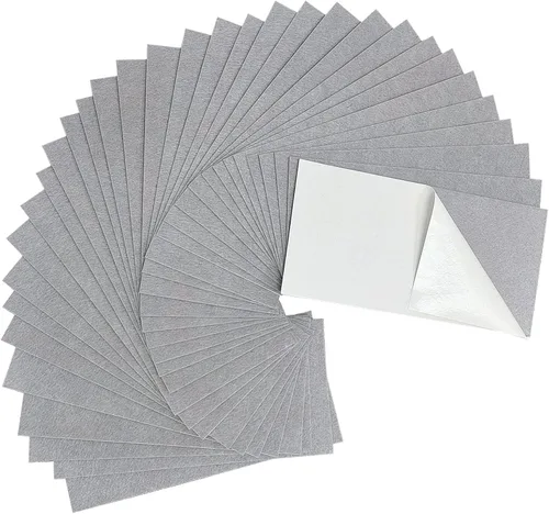 Vista 11 de Jtnohx Hojas de fieltro autoadhesivas, fieltro con parte trasera adhesiva, 33 piezas de 10 cm x 20 cm hojas rígidas, 33 colores hoja rígida