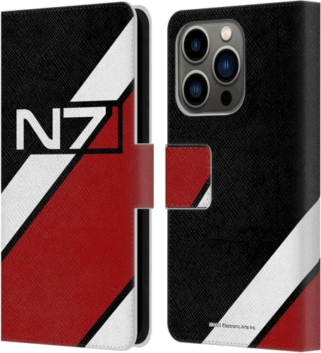 Vista 15 de Head Case Designs Officially Licensed EA Bioware Mass Effect Cerberus Logo Graphics Leather Wallet Case Compatible with Apple iPhone 7 Plus/iPhone 8