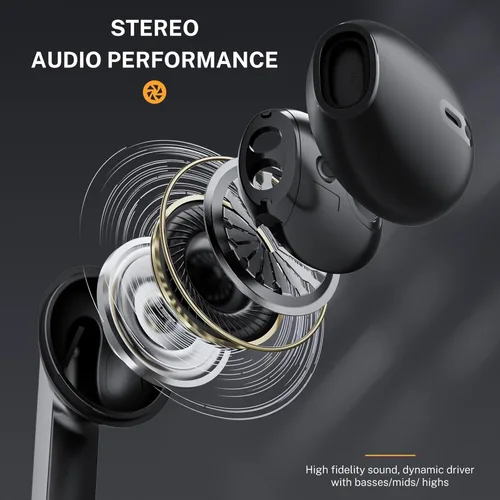 Vista 5 de Auriculares USB C para iPhone 17 Pro Max Air 15 16 Pro Max Galaxy S25 Ultra Tipo C Auriculares con cable con micrófono aislamiento de ruido estéreo