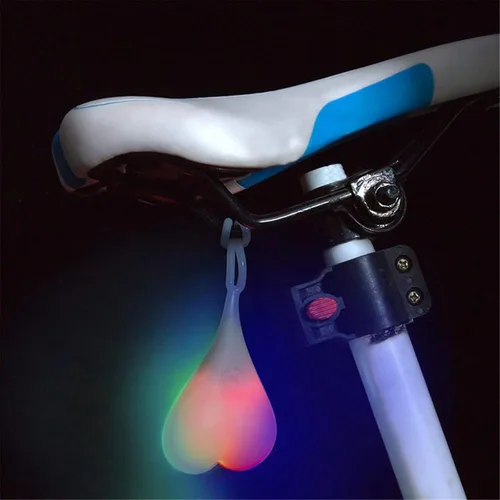 Reflectores de bicicleta LED Luces traseras de bicicleta Noche Esencial Ciclismo Bolas de Ciclismo Luz trasera Asiento trasero Lámpara de huevo