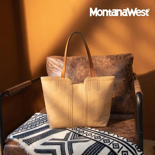 Vista 6 de Montana West Bolsa de mano para mujer, bolsa de mano con asa superior, bolsa de hombro de gran