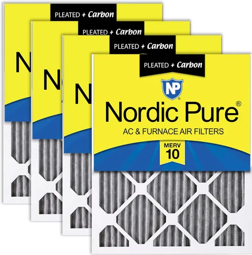 Vista 64 de Filtro de horno de aire acondicionado, caja de 6, de Nordic Pure Merv 12., 18x30x1M12-6