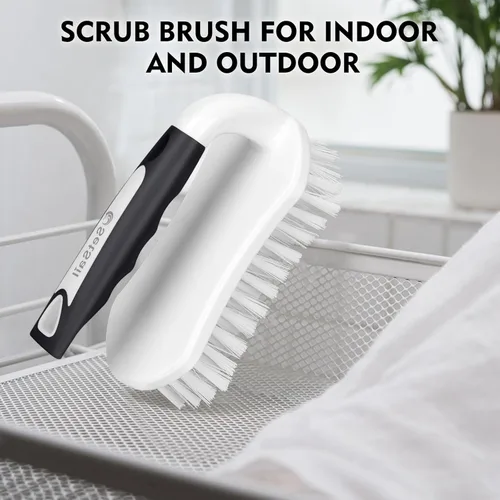 Vista 7 de SetSail Cepillo para Fregar, Cepillos de Fregar de Servicio Pesado para Limpieza con Cerdas Rígidas, Cepillo de Limpieza para Ducha, Baño, Alfombra
