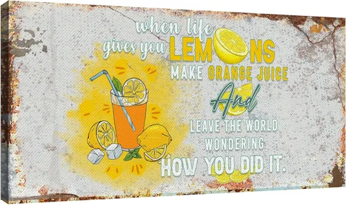 Vista 19 de Tailored Canvases Decoración artística de pared para cocina, lienzo rústico personalizado para el hogar, sala de estar, comedor, cocina de campo