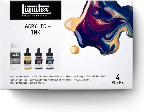 Vista 5 de Liquitex Tinta acrílica profesional, 1 oz (1.0 fl oz), juego de colores aguamarina, juego de 6