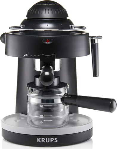 Vista 2 de KRUPS XP100050 Máquina de café expreso de vapor con boquilla de espuma para capuchino, negro