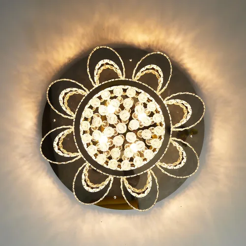 Vista 9 de HAIXIANG Lámpara de araña moderna para sala de estar, lámparas de araña glamurosas, lámpara de techo con control remoto, luces regulables, 32 Negro