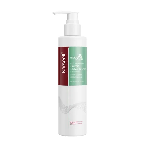 Karseell Crema de Proteína Reparadora Acondicionador Sin Enjuague Tratamiento Capilar Crema de Proteína Orgánica para Cabello Seco Dañado