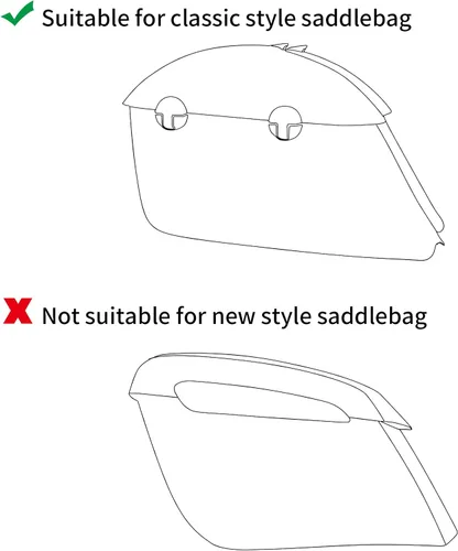 Vista 7 de TCT-MOTORPARTS Protector de riel de guardia para alforja para Indian Chieftain 2014-2023; Indian Springfield Dark Horse 2018-2019 Cromo 2015 2016